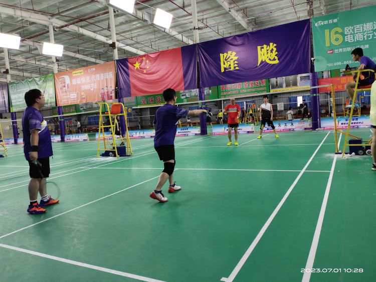 團結奮發(fā)聚活力，凝心拼搏展風(fēng)采——慶祝建黨102周年羽毛球聯(lián)誼賽(圖2)